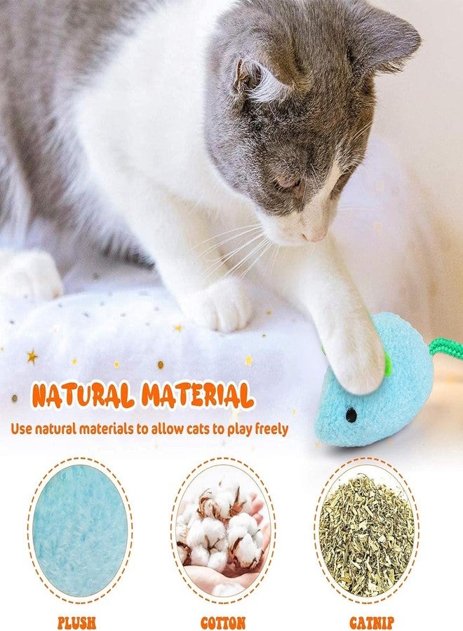 RoverPets 6 Pcs Cat Toy Set - Realistic Cats Mouse Plush Delights for Playful Kittens | Adorable Feline Mice Filled with Catnip for Irresistible Cat Chew Toy Excitement - Image 4